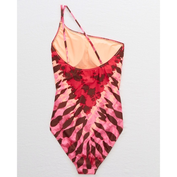 NEW Aerie one shoulder one piece tie dye swimsuit - Picture 5 of 11